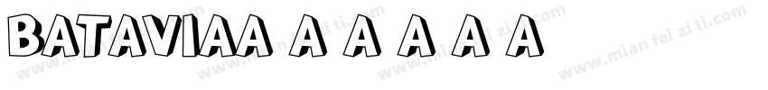 BATAVIA字体转换