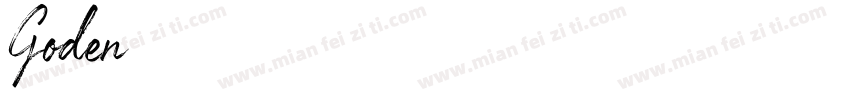 Goden字体转换