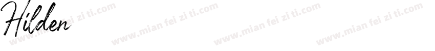Hilden字体转换