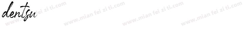 dentsu字体转换