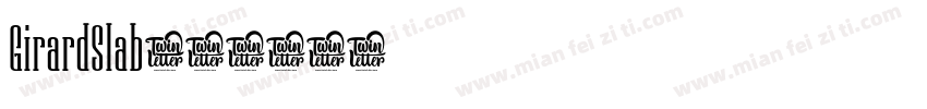 GirardSlab字体转换