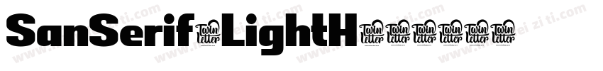 SanSerif-LightH字体转换