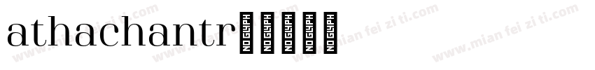 athachantr字体转换