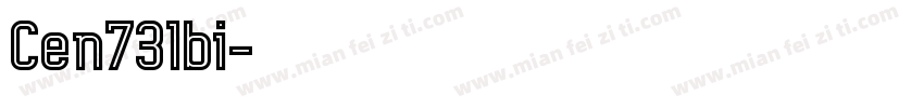 Cen731bi字体转换