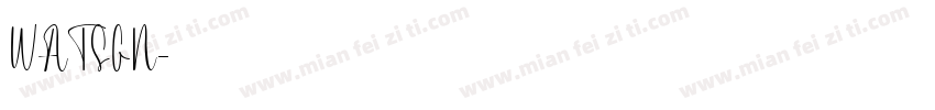 WATSON字体转换