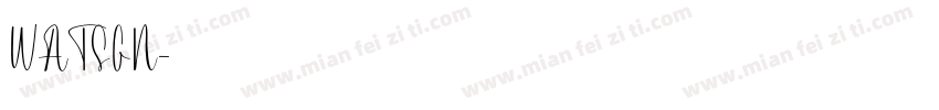 WATSON字体转换