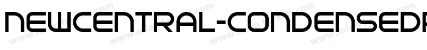 NewCentral-CondensedRegular字体转换