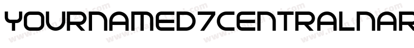 YournameD7CentralNarrow字体转换