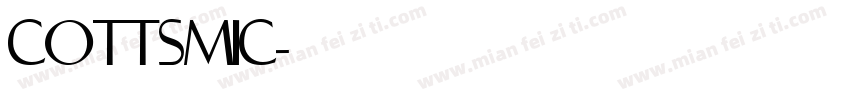 COTTSMIC字体转换