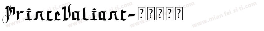 PrinceValiant字体转换