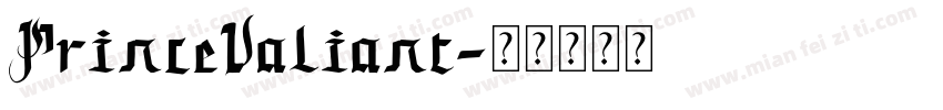 PrinceValiant字体转换