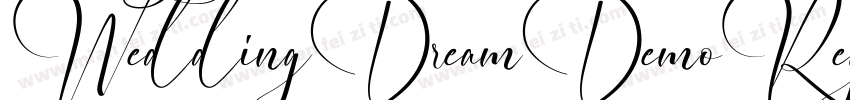 WeddingDreamDemoRegular字体转换