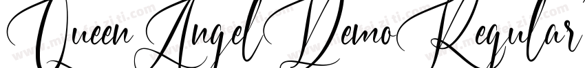 QueenAngelDemoRegular字体转换