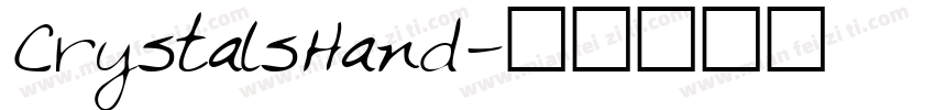 CrystalsHand字体转换