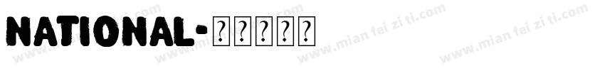 National字体转换