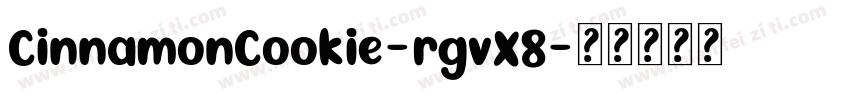 CinnamonCookie-rgvX8字体转换