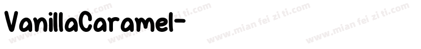 VanillaCaramel字体转换
