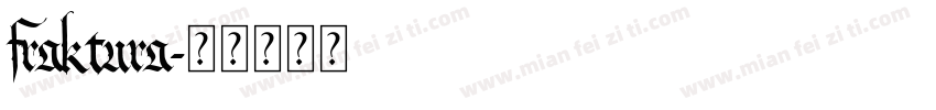 fraktura字体转换
