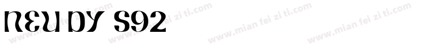 NEU-DY-S92字体转换