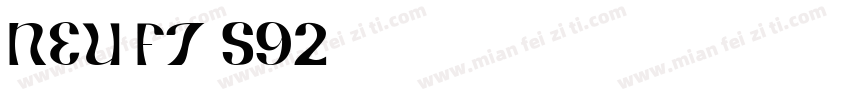 NEU-F7-S92字体转换