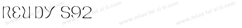 NEU-DY-S92字体转换