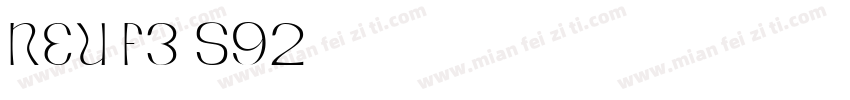 NEU-F3-S92字体转换