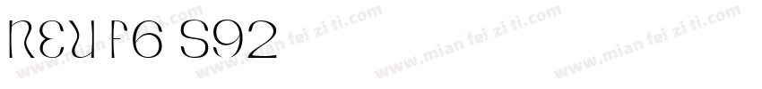 NEU-F6-S92字体转换