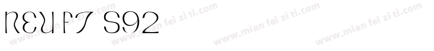 NEU-F7-S92字体转换