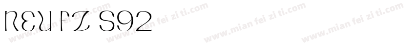 NEU-FZ-S92字体转换