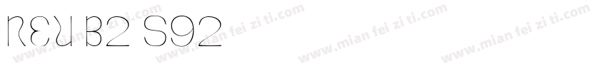 NEU-B2-S92字体转换
