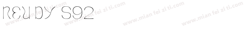 NEU-DY-S92字体转换