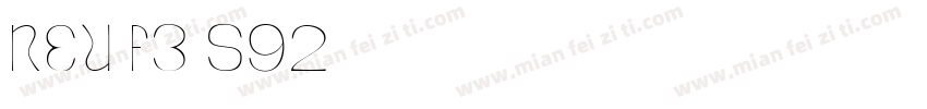 NEU-F3-S92字体转换