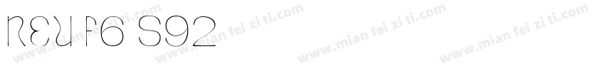 NEU-F6-S92字体转换