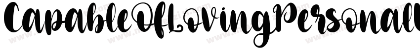 CapableOfLovingPersonalUse-z4w4字体转换