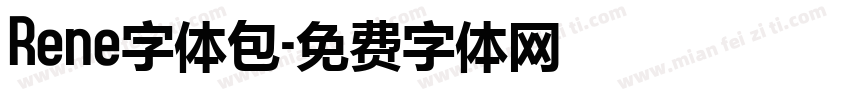Rene字体包字体转换