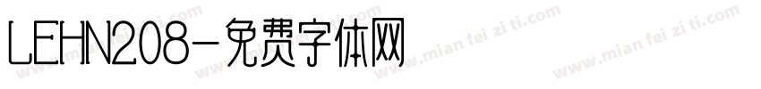 LEHN208字体转换