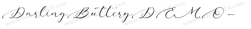 DarlingButteryDEMO字体转换