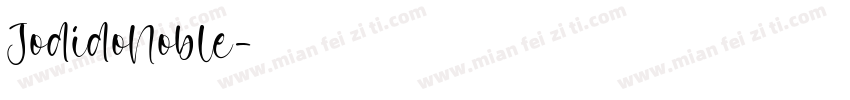 JodidoNoble字体转换
