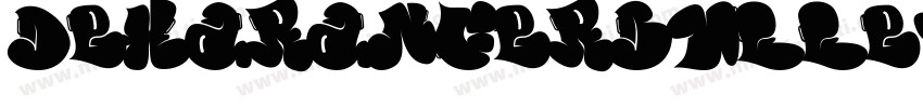 DekarangerBulletItalic-YZoy字体转换