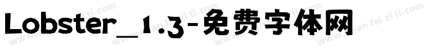 Lobster_1.3字体转换