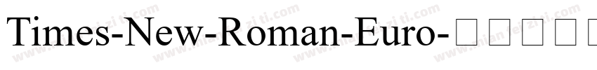 Times-New-Roman-Euro字体转换
