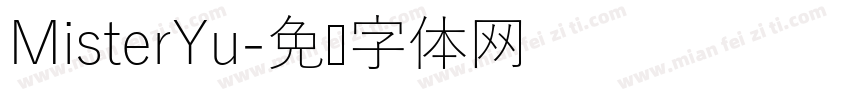 MisterYu字体转换