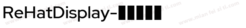 ReHatDisplay字体转换