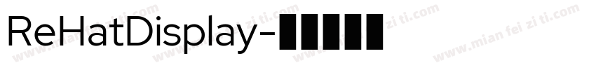 ReHatDisplay字体转换