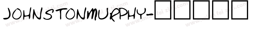 JOHNSTONMURPHY字体转换