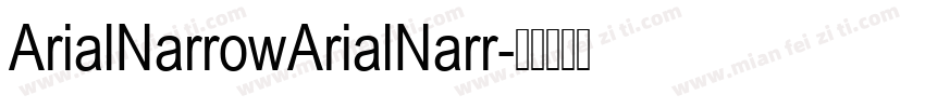 ArialNarrowArialNarr字体转换