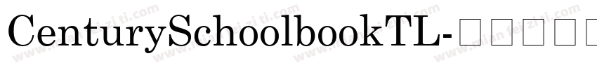 CenturySchoolbookTL字体转换
