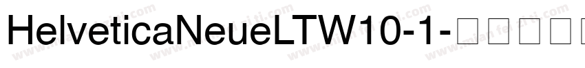 HelveticaNeueLTW10-1字体转换