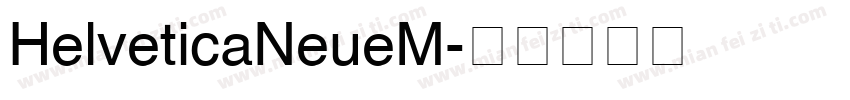 HelveticaNeueM字体转换