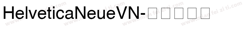 HelveticaNeueVN字体转换